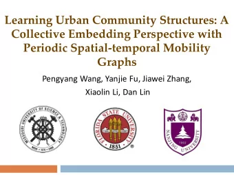 Learning Urban Community Structures: A  Collective Embedding Perspective with  Periodic
