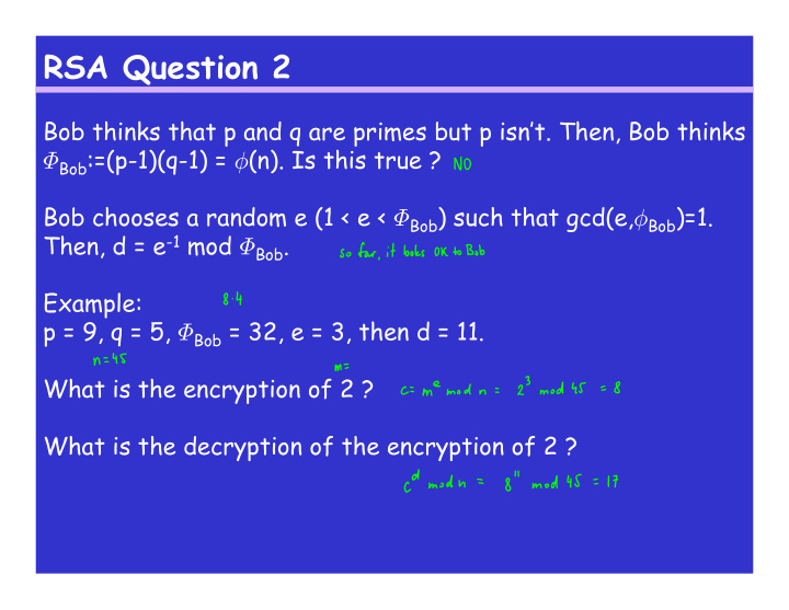 rsa question 2