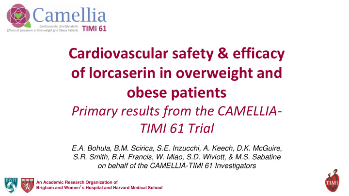 of lorcaserin in overweight and
