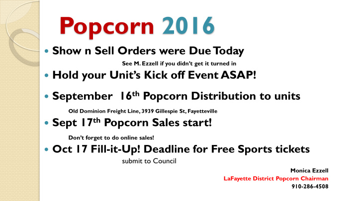 popcorn 2016
