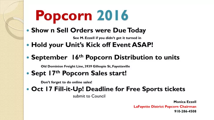 popcorn 2016