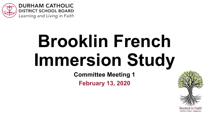 brooklin french immersion study