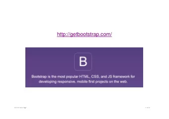 http://getbootstrap.com/  Bootstrap  1/20  MaxCDN  &lt;!-- Latest compiled and minified CSS --&gt;