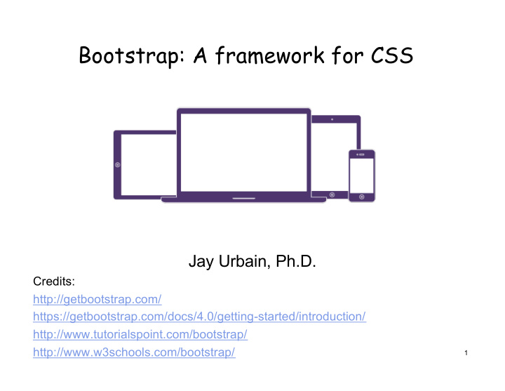 bootstrap a framework for css