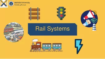 Rail Systems  Rail Track Ballast  Rail Track Ballast  Group 7  Mr.Teeraphob Ueacharoensab  5813023