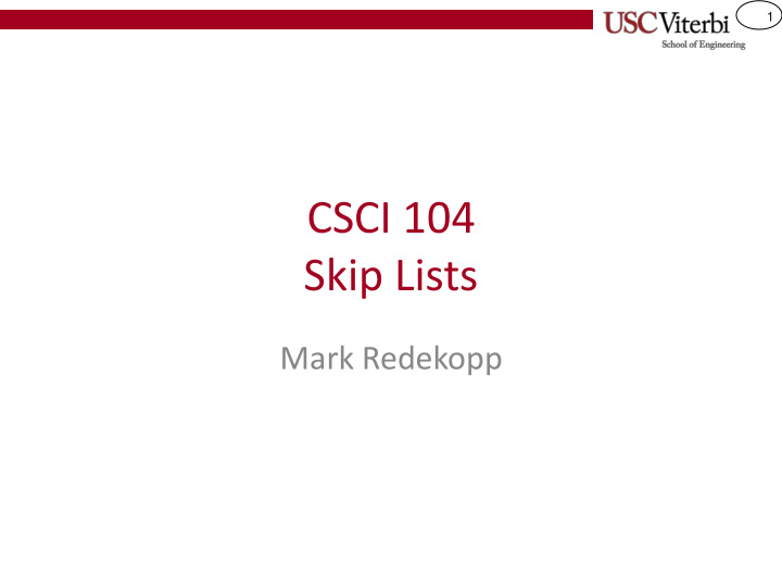 skip lists