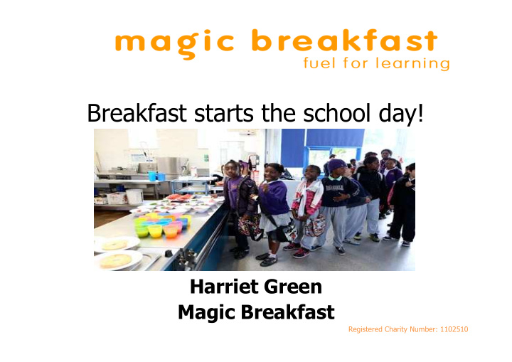 breakfast starts the school day