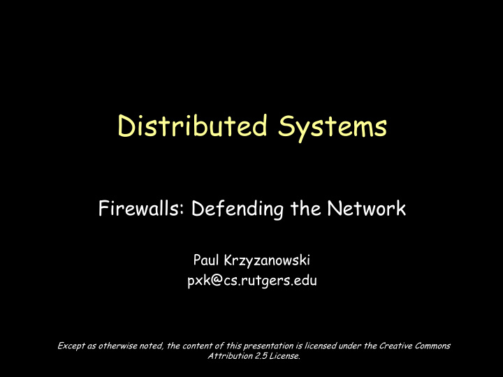 distributed systems