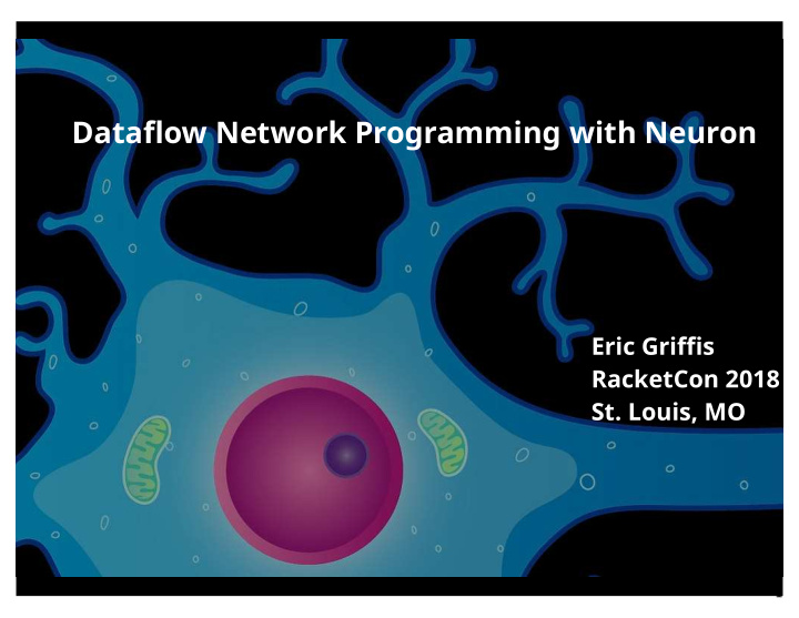 dataflow network programming with neuron