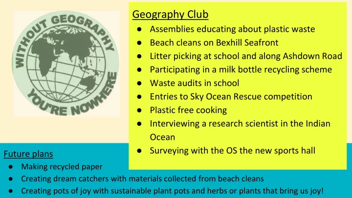 geography club