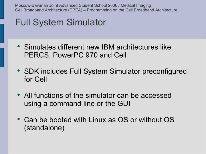 full system simulator