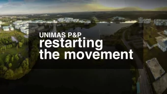 restarting  the movement  P&amp;P Convention  Objectives  the bridge  the penetration  the