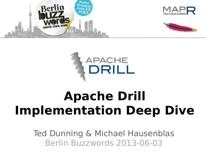 apache drill implementation deep dive