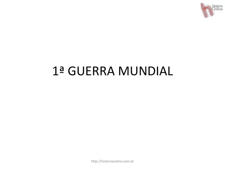 1 guerra mundial
