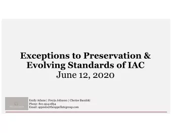 June 12, 2020  Emily Adams | Freyja Johnson | Cherise Bacalski  Phone: 801.924.0854  Email:
