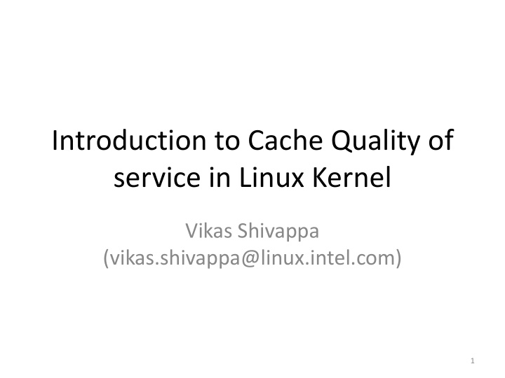 service in linux kernel