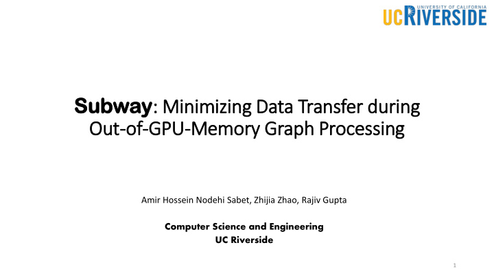 out of of gpu memory ry graph processing