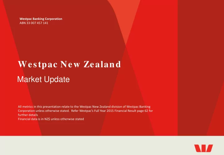 westpac new zealand