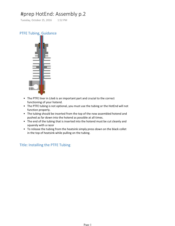 prep hotend assembly p 2