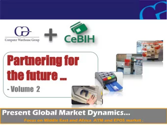 Pa  Partneri  tnering  ng fo  for  r  th  the fut  e futur  ure  e ..  ...  .  - Volume  2  Present