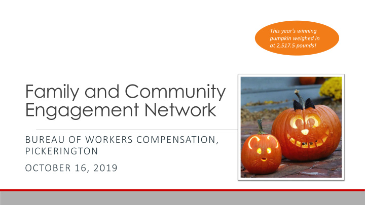 family and community engagement network