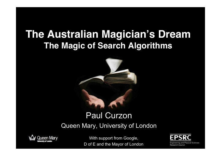the australian magician s dream