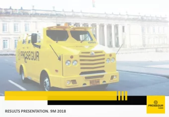 RESULTS PRESENTATION. 9M 2018  Cash in the media  Relevant news  Championing the Choice for Cash.