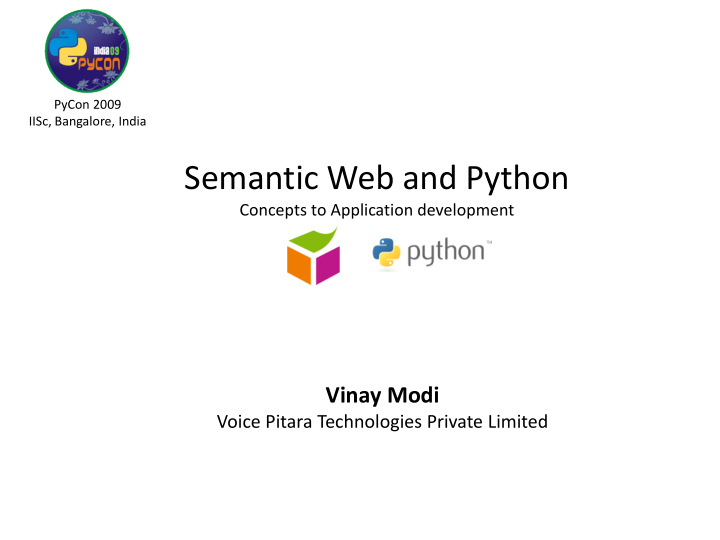 semantic web and python