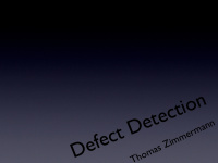 defect detection