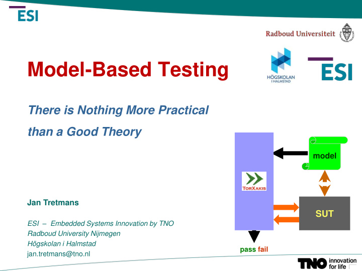model based testing