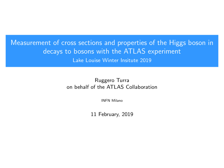 measurement of cross sections and properties of the higgs