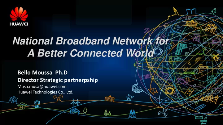 a better connected world