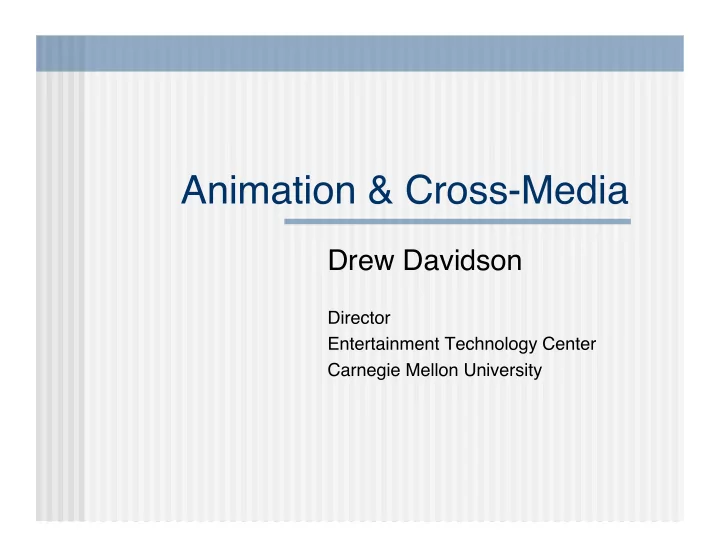 animation cross media