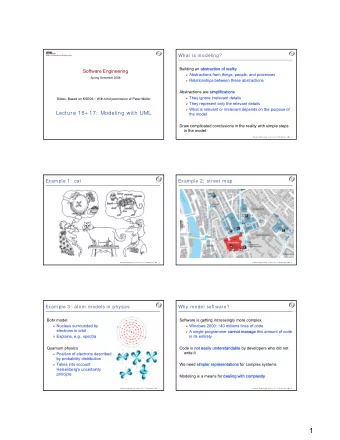 1  What is a good model?  Models of models of models   Intuitively: A model is good if