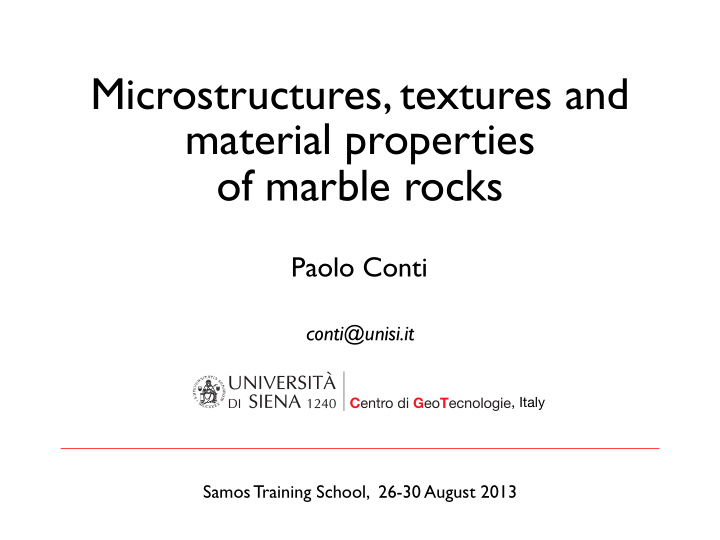 microstructures textures and material properties of
