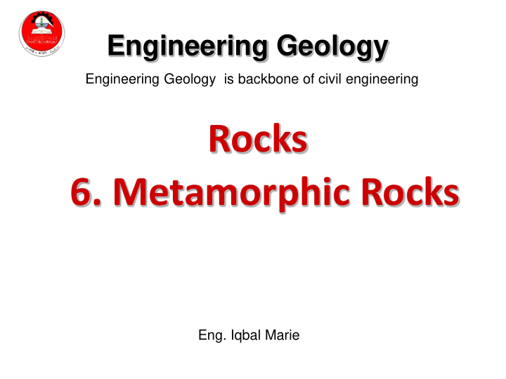 rocks 6 metamorphic rocks