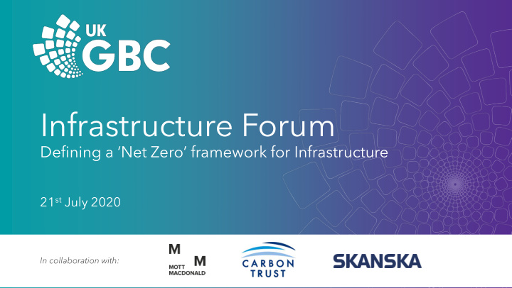 infrastructure forum