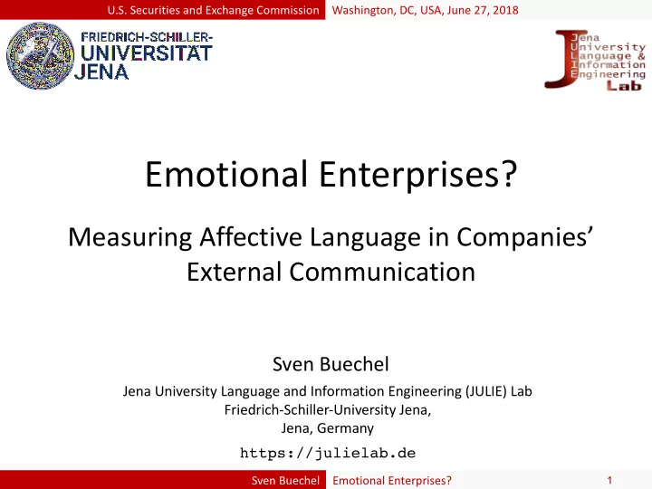 emotional enterprises