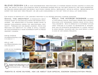 ADU-Things to Know  DEC. 2017  Example Timeline for full scale architectural &amp; Interior Design