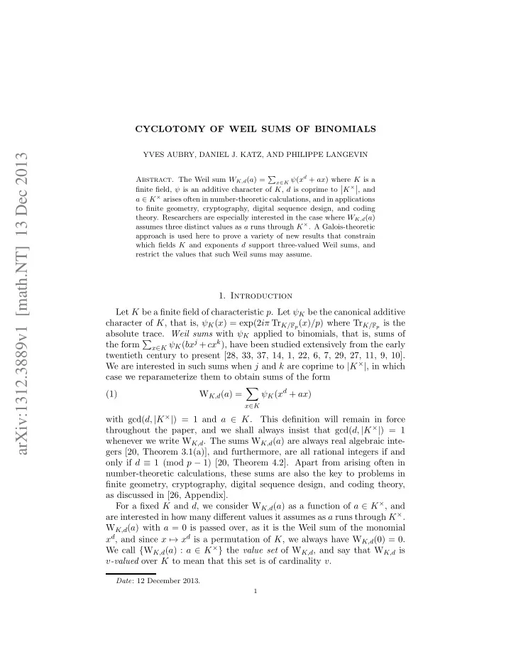 arxiv 1312 3889v1 math nt 13 dec 2013