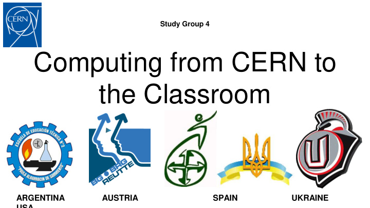 computing from cern to the classroom