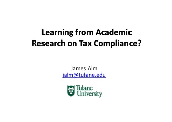 Learning from Academic  Learning from Academic Learning from Academic Learning from Academic