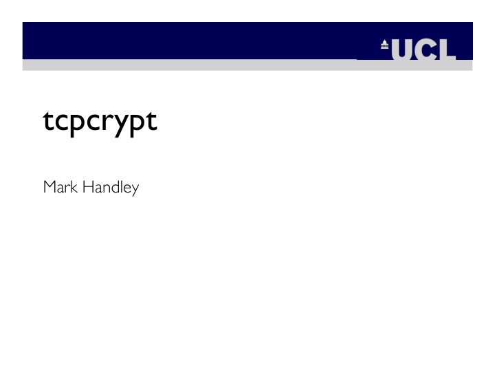 tcpcrypt