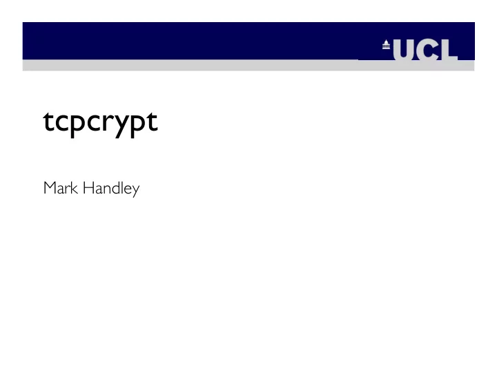 tcpcrypt