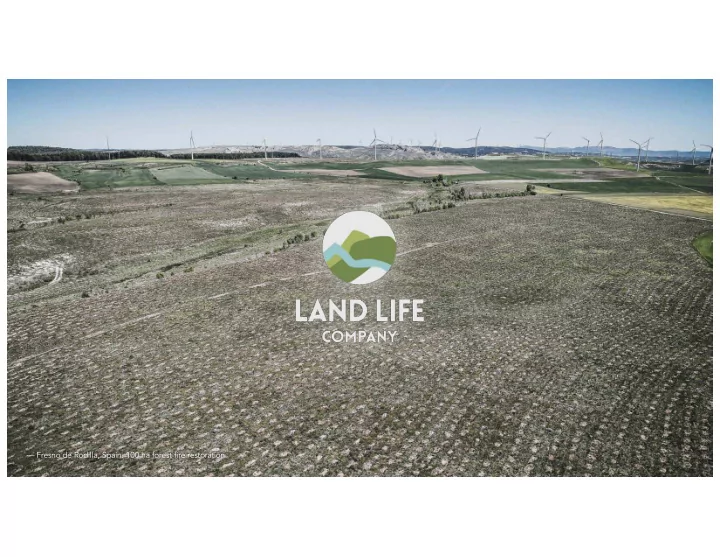 fresno de rodilla spain 100 ha forest fire restoration