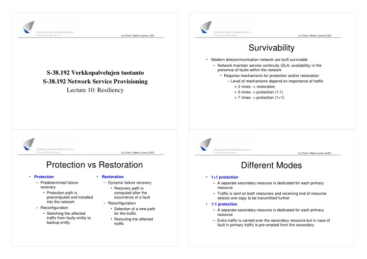 survivability