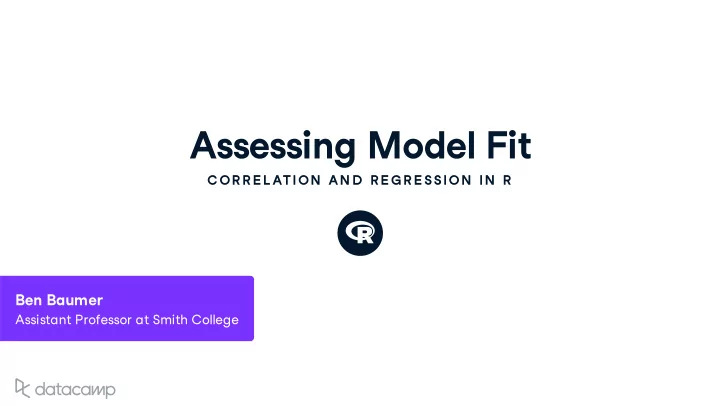 assessing model fit