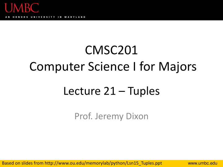 cmsc201 computer science i for majors