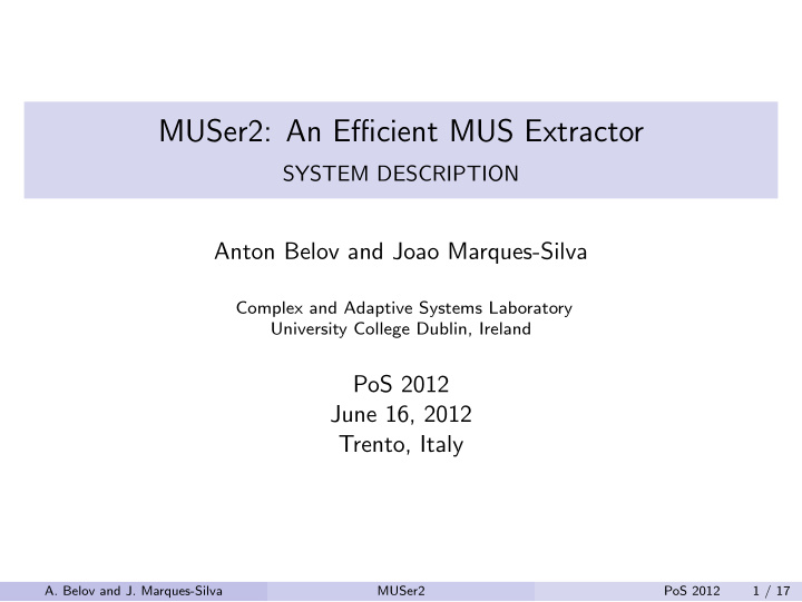 muser2 an efficient mus extractor