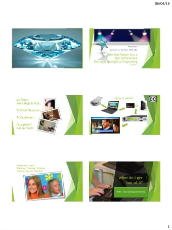 What do I get  out of it? Perks  like working from home  1  06/04/18  IC  Hourly rate